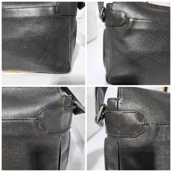 Authentic Louis Vuitton Taiga Andrei Messenger/Crossbody Bag Dark Grey - Picture 15 of 16